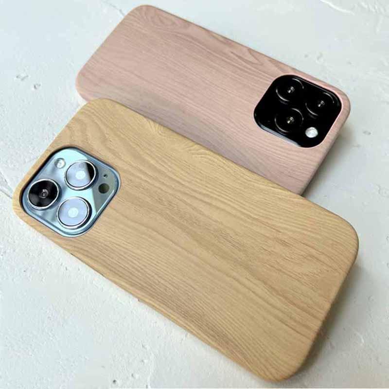 Retro Ultra Thin Wooden Texture Phone Cases For iPhone 14 13 12 11 Pro Max XS MAX XR XS X 7 8 Plus anti-skid Soft Cover Vintage Wooden Unique Classy & Fully Protective Phone Case