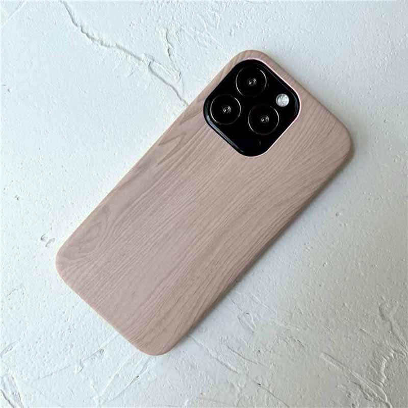 Retro Ultra Thin Wooden Texture Phone Cases For iPhone 14 13 12 11 Pro Max XS MAX XR XS X 7 8 Plus anti-skid Soft Cover Vintage Wooden Unique Classy & Fully Protective Phone Case