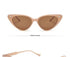 Retro Vintage Cateye Sunglasses for Women Clout Plastic Frame Sunglasses For  Women Retro Triangle Gradient Eyeglasses For  Women Classic And Stylish  Glasses