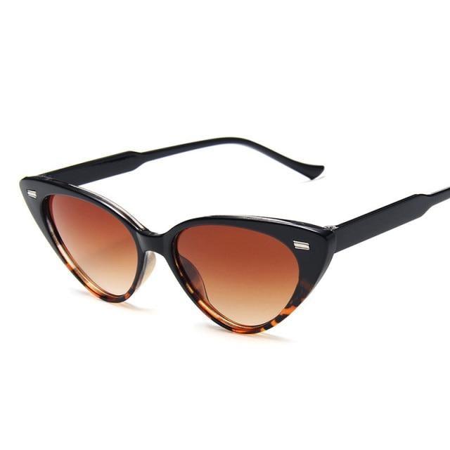 Retro Vintage Cateye Sunglasses for Women Clout Plastic Frame Sunglasses For  Women Retro Triangle Gradient Eyeglasses For  Women Classic And Stylish  Glasses