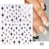 Rose Gold Star 3D Nail Stickers Silver Black White Star Heart Transfer Stickers for Nails DIY Decals Manicures Decoration Tips Nail Art Decals Water Transfer Nail Decals Sticker For Pretty Girl Self-Adhesive Nail Decals Designer Nail Stickers for Acrylic - ALLURELATION - 3D Nail Stickers, 554, beautiful nail, cartoon nail, Decals Manicures, decorate, Decoration Tips, Designer, Designer Nail, Manicures, Nail Art, Nail Stickers, Self-Adhesive Nail, Stickers - Stevvex.com