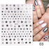 Rose Gold Star 3D Nail Stickers Silver Black White Star Heart Transfer Stickers for Nails DIY Decals Manicures Decoration Tips Nail Art Decals Water Transfer Nail Decals Sticker For Pretty Girl Self-Adhesive Nail Decals Designer Nail Stickers for Acrylic - ALLURELATION - 3D Nail Stickers, 554, beautiful nail, cartoon nail, Decals Manicures, decorate, Decoration Tips, Designer, Designer Nail, Manicures, Nail Art, Nail Stickers, Self-Adhesive Nail, Stickers - Stevvex.com