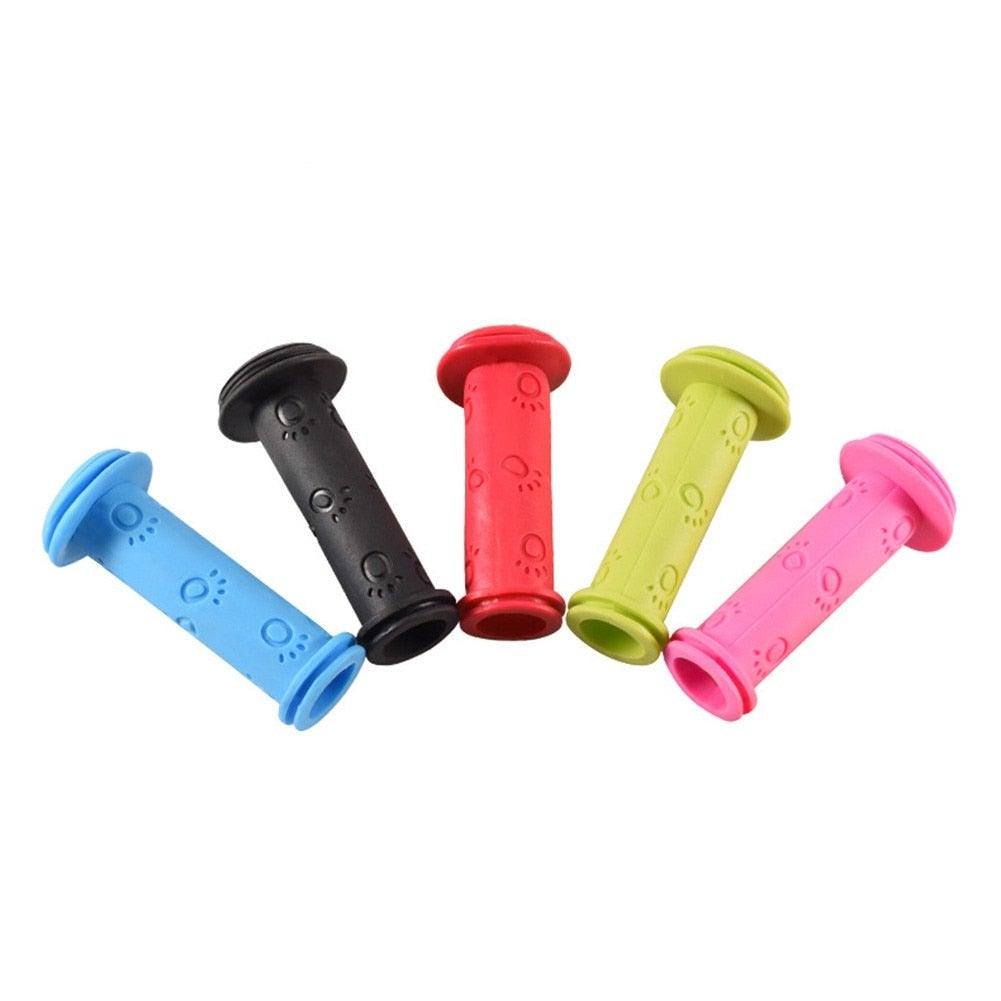 Rubber Bike Bicycle Handle Bar Grips Tricycle Scooter Handlebar For Kids Child Colorful Non-Slip Cycling Handlebar Grips New Kids Bike Security Grips With Impact Protection For Balance Bikes