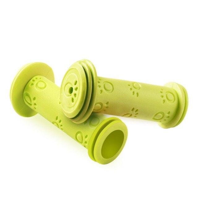 Rubber Bike Bicycle Handle Bar Grips Tricycle Scooter Handlebar For Kids Child Colorful Non-Slip Cycling Handlebar Grips New Kids Bike Security Grips With Impact Protection For Balance Bikes