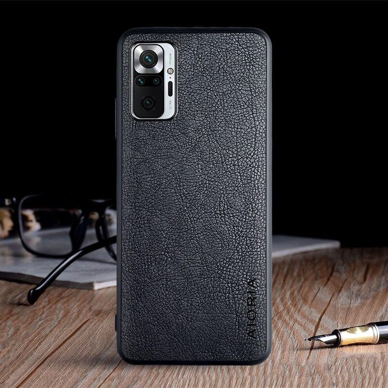 Rugged Thin Slim Anti-Slip Fit Rubber Mobile Phone Protection Full Body Cover Case for Xiaomi Redmi Note 10 Pro 10S 5G luxury Vintage Leather Phone Cover For Xiaomi Redmi Note 10 Pro