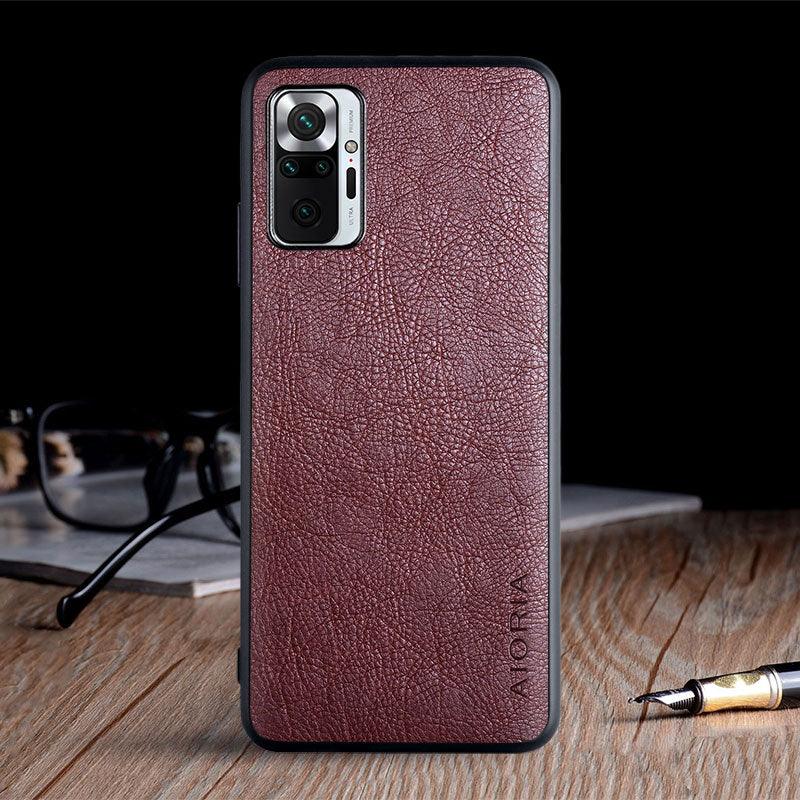 Rugged Thin Slim Anti-Slip Fit Rubber Mobile Phone Protection Full Body Cover Case for Xiaomi Redmi Note 10 Pro 10S 5G luxury Vintage Leather Phone Cover For Xiaomi Redmi Note 10 Pro