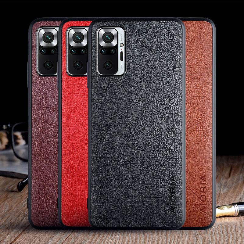 Rugged Thin Slim Anti-Slip Fit Rubber Mobile Phone Protection Full Body Cover Case for Xiaomi Redmi Note 10 Pro 10S 5G luxury Vintage Leather Phone Cover For Xiaomi Redmi Note 10 Pro