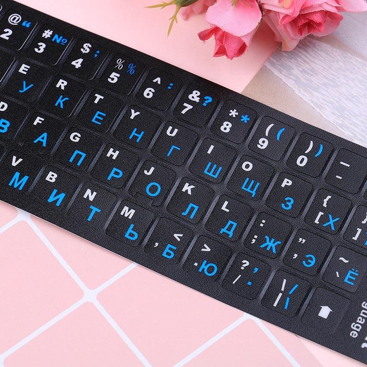 Russian Keyboard Cover Stickers For Laptop PC Keyboard Standard Letter ...