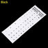 Russian Letters Transparent PVC Keyboard Stickers Waterproof Self-adhesive Multicolor Cover Sticker Keyboard Protector Stickers