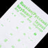 Russian Letters Transparent PVC Keyboard Stickers Waterproof Self-adhesive Multicolor Cover Sticker Keyboard Protector Stickers