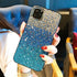 Shiny Green Multicolored Phone Case for IPhone 14 13 12 Pro Max Elegant Glitter Star Rhinestone Diamond Cover Luxury Sparkle Crystal Rhinestone Shiny Glitter Full Clear Stones Back Phone Cover