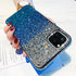Shiny Green Multicolored Phone Case for IPhone 14 13 12 Pro Max Elegant Glitter Star Rhinestone Diamond Cover Luxury Sparkle Crystal Rhinestone Shiny Glitter Full Clear Stones Back Phone Cover