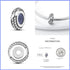 Silicone Spacer Beads 925 Sterling Silver Colorful Zircon Cat's Claw Charms Beads Fit Original Bracelet Fine Jewelry Sterling Silver Pendant For Girls Jewelry Beads Gifts for Women