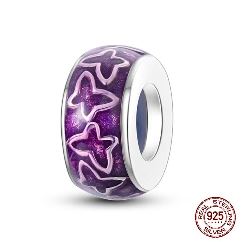 Silicone Spacer Beads 925 Sterling Silver Colorful Zircon Cat's Claw Charms Beads Fit Original Bracelet Fine Jewelry Sterling Silver Pendant For Girls Jewelry Beads Gifts for Women