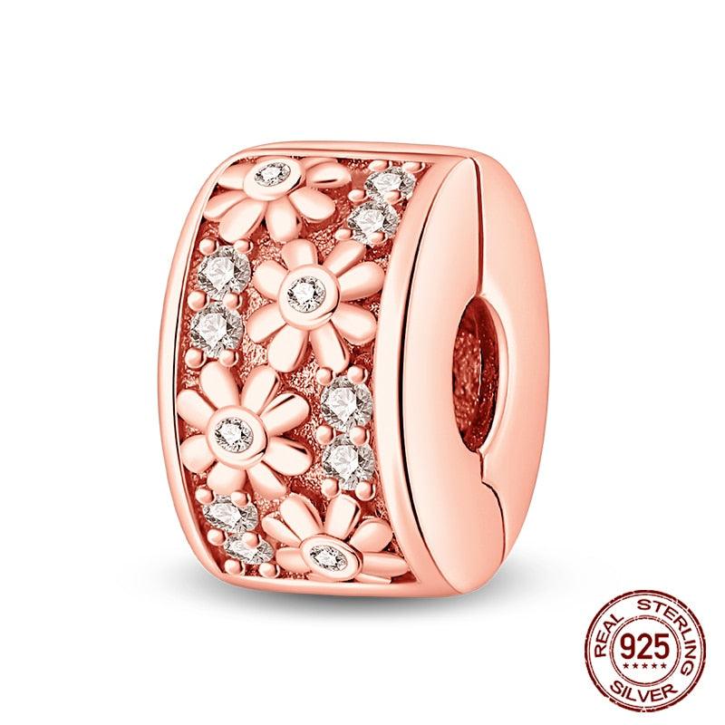 Silicone Spacer Beads 925 Sterling Silver Colorful Zircon Cat's Claw Charms Beads Fit Original Bracelet Fine Jewelry Sterling Silver Pendant For Girls Jewelry Beads Gifts for Women