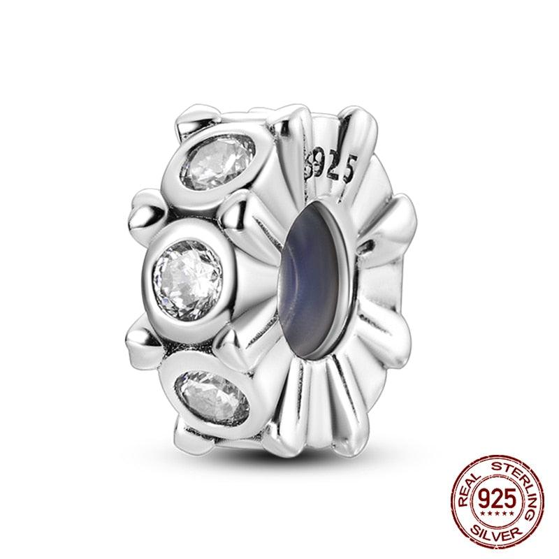 Silicone Spacer Beads 925 Sterling Silver Colorful Zircon Cat's Claw Charms Beads Fit Original Bracelet Fine Jewelry Sterling Silver Pendant For Girls Jewelry Beads Gifts for Women