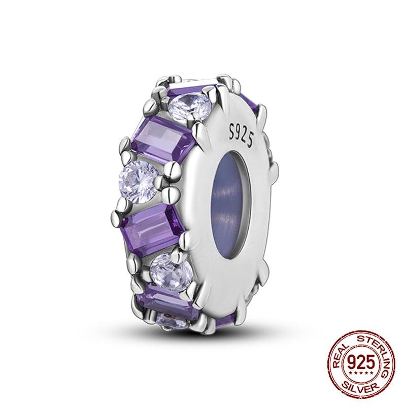 Silicone Spacer Beads 925 Sterling Silver Colorful Zircon Cat's Claw Charms Beads Fit Original Bracelet Fine Jewelry Sterling Silver Pendant For Girls Jewelry Beads Gifts for Women