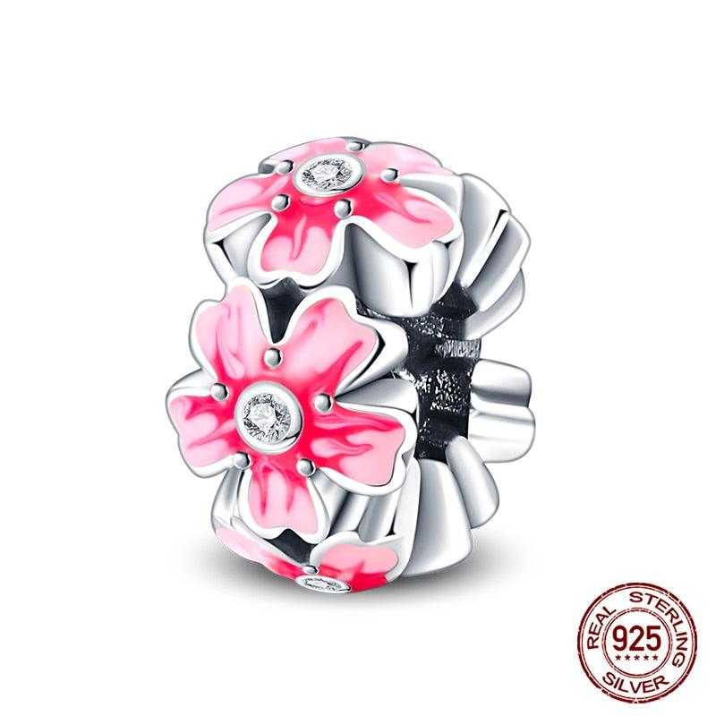 Silicone Spacer Beads 925 Sterling Silver Colorful Zircon Cat's Claw Charms Beads Fit Original Bracelet Fine Jewelry Sterling Silver Pendant For Girls Jewelry Beads Gifts for Women