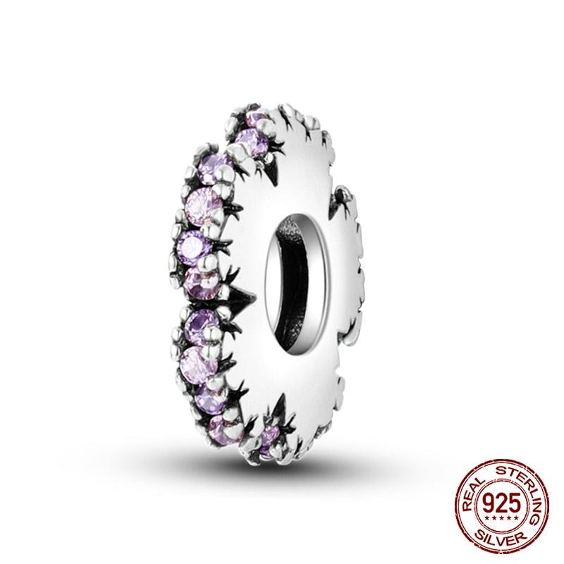 Silicone Spacer Beads 925 Sterling Silver Colorful Zircon Cat's Claw Charms Beads Fit Original Bracelet Fine Jewelry Sterling Silver Pendant For Girls Jewelry Beads Gifts for Women