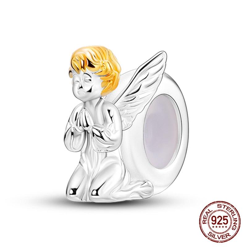 Silicone Spacer Beads 925 Sterling Silver Colorful Zircon Cat's Claw Charms Beads Fit Original Bracelet Fine Jewelry Sterling Silver Pendant For Girls Jewelry Beads Gifts for Women