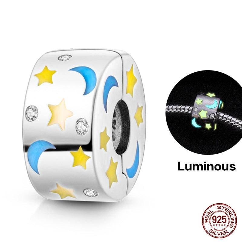 Silicone Spacer Beads 925 Sterling Silver Colorful Zircon Cat's Claw Charms Beads Fit Original Bracelet Fine Jewelry Sterling Silver Pendant For Girls Jewelry Beads Gifts for Women