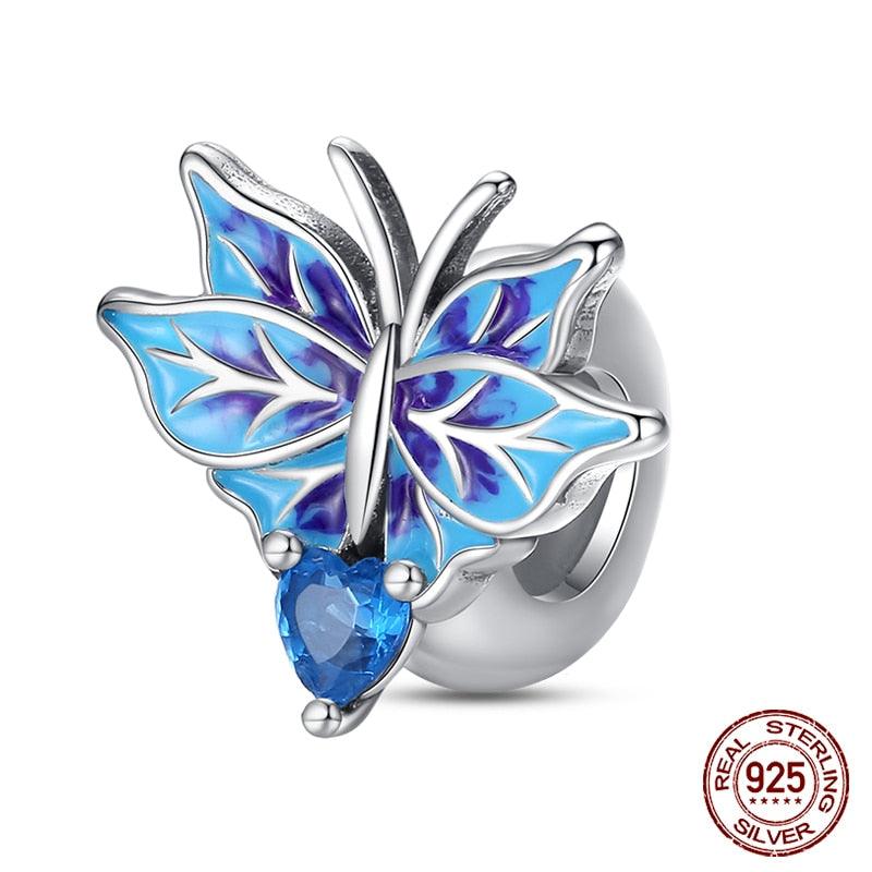 Silicone Spacer Beads 925 Sterling Silver Colorful Zircon Cat's Claw Charms Beads Fit Original Bracelet Fine Jewelry Sterling Silver Pendant For Girls Jewelry Beads Gifts for Women