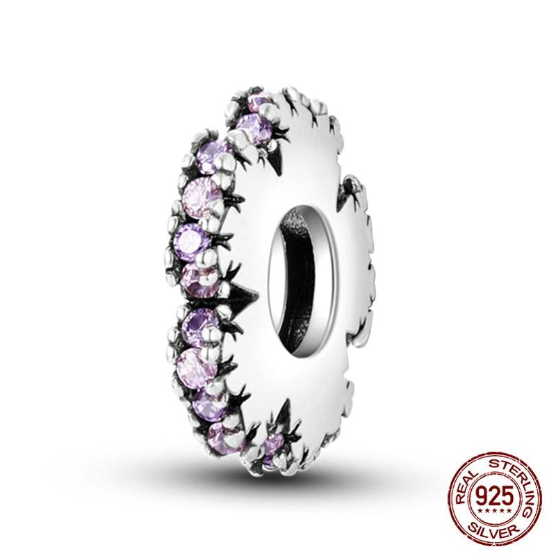 Silicone Spacer Beads 925 Sterling Silver Colorful Zircon Cat's Claw Charms Beads Fit Original Bracelet Fine Jewelry Sterling Silver Pendant For Girls Jewelry Beads Gifts for Women