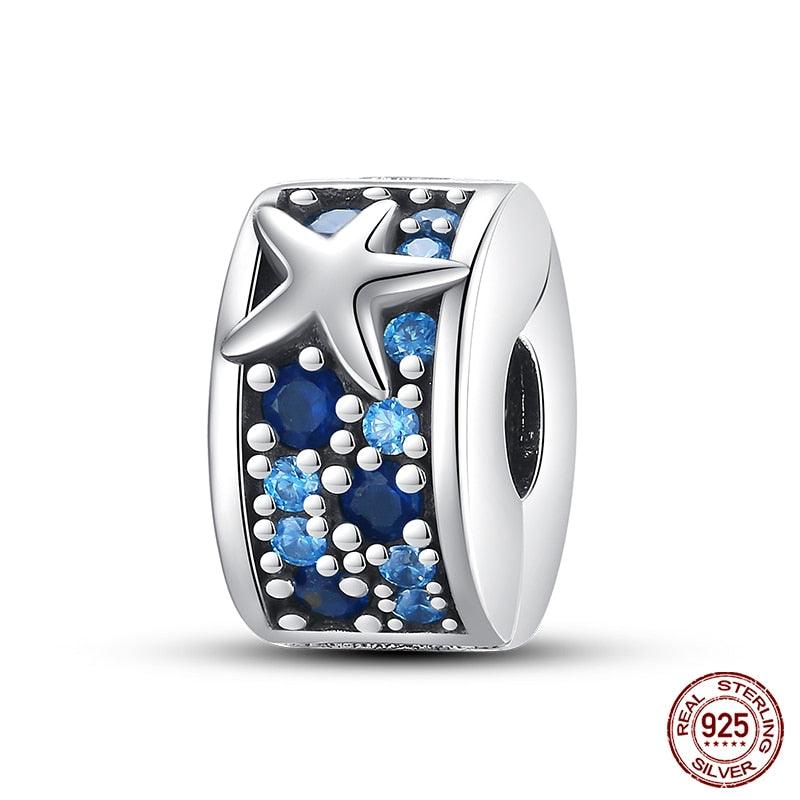 Silicone Spacer Beads 925 Sterling Silver Colorful Zircon Cat's Claw Charms Beads Fit Original Bracelet Fine Jewelry Sterling Silver Pendant For Girls Jewelry Beads Gifts for Women