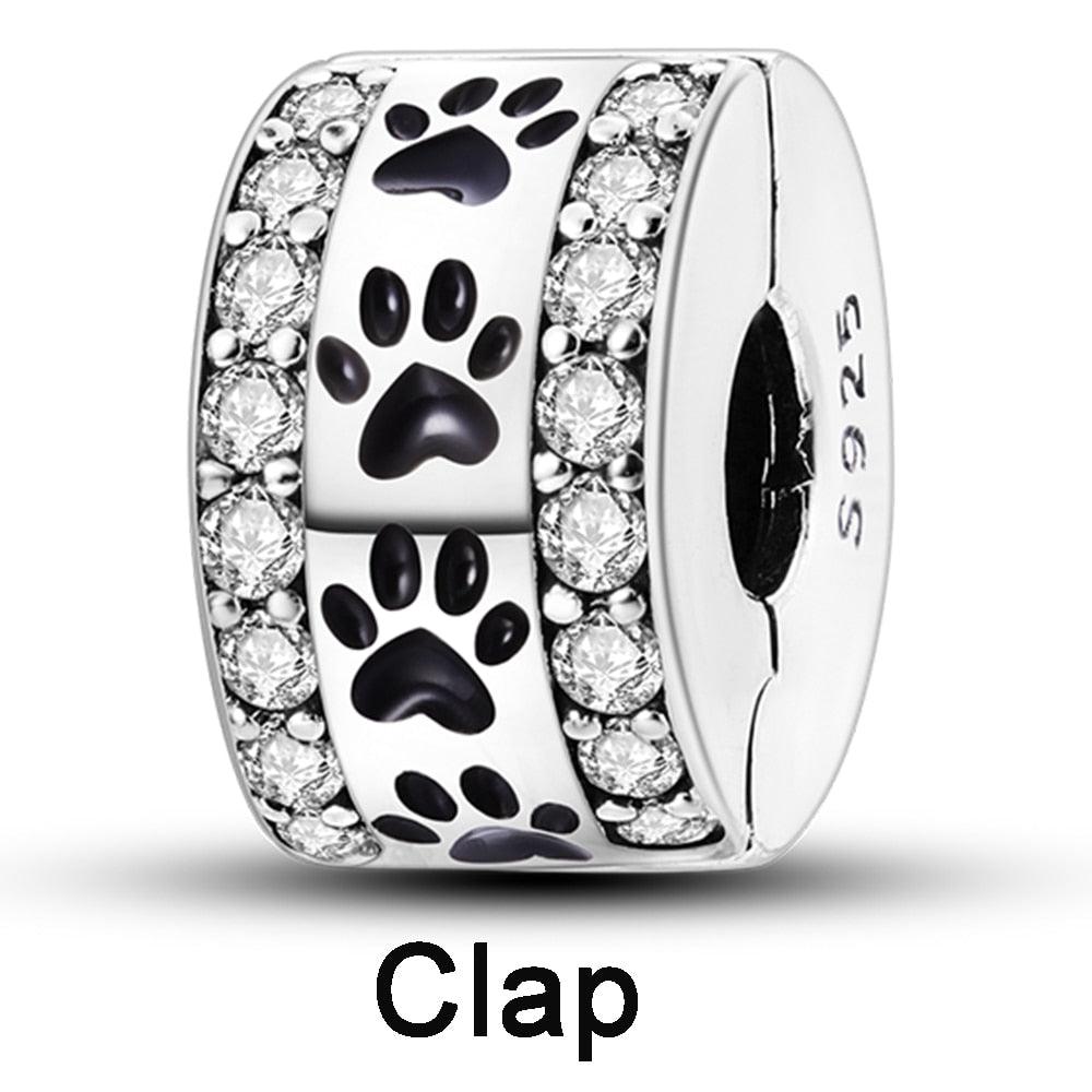 Silicone Spacer Stopper Clip Charms Beads 925 Sterling Silver Fit Original Necklace Bracelet Gift Women Mixed Purple Resin Imitation Glass Spacer Beads Assortments Rhinestone Large Hole Beads for Necklace Bracelet Jewelry Findings Making - beads - - Stevvex.com