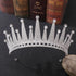 Silver Gold Color Crystal Crowns Bride Tiara Fashion Queen For Wedding Crown Headpiece Wedding Hair Jewelry Accessories  Wedding Crown Bride Tiaras Hair Jewelry Crystal Diadem Prom Party Pageant Accessories