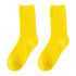 Simple Colorful Solid Color Socks Girls Candy Color Fashion Socks Spring And Autumn 100% Cotton Socks Female Socks Crew Socks Running Socks For Men And Women