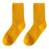 Simple Colorful Solid Color Socks Girls Candy Color Fashion Socks Spring And Autumn 100% Cotton Socks Female Socks Crew Socks Running Socks For Men And Women