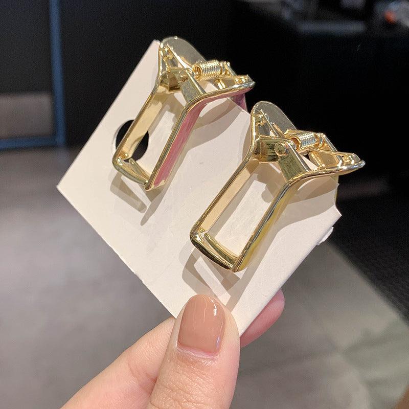 Simplicity Claw Clip Women Hair Clip Elegant Geometric Shape Hair Clips Girls Hair Claw Hair Barrettes Gorgeous Hair Accessories For Women