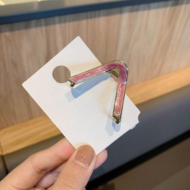 Simplicity Claw Clip Women Hair Clip Elegant Geometric Shape Hair Clips Girls Hair Claw Hair Barrettes Gorgeous Hair Accessories For Women