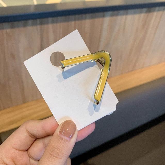 Simplicity Claw Clip Women Hair Clip Elegant Geometric Shape Hair Clips Girls Hair Claw Hair Barrettes Gorgeous Hair Accessories For Women