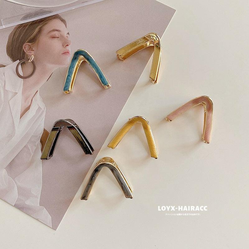 Simplicity Claw Clip Women Hair Clip Elegant Geometric Shape Hair Clips Girls Hair Claw Hair Barrettes Gorgeous Hair Accessories For Women