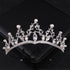 Simulated Pearls Crystal Wedding Tiaras And Crowns For Queen Princess Gold Silver Color Women Hair Jewelry Luxury Crystal Bridal Crown Tiaras Fashion Hair Jewelry Diadem Tiara For Women Bride Wedding Hair Accessories