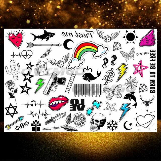 Small 3D Dinosaur Temporary Sticker Tattoos Colorful Tiny Tattoos For Party Children - STEVVEX Beauty - 103, 3D Tattoo, Animal Tattoo, Arm Tattoo, Beauty, Body Tattoo, Boys Tattoo, Carnival Tattoo, Cats Tattoo, Children Tattoo, Colorful Tattoo, Dinosaur Tattoo, Face Tattoo, Fashion Tattoo, Girls Tattoo, Leg Tattoo, Luxury Tattoo, Modern Tatoos, Multi-Colored Tattoo, Realistic Tattoo, Small Tattoo, Stylish Tattoo, Tattoo, Waterproof Tattoo, Women Tattoo - Stevvex.com