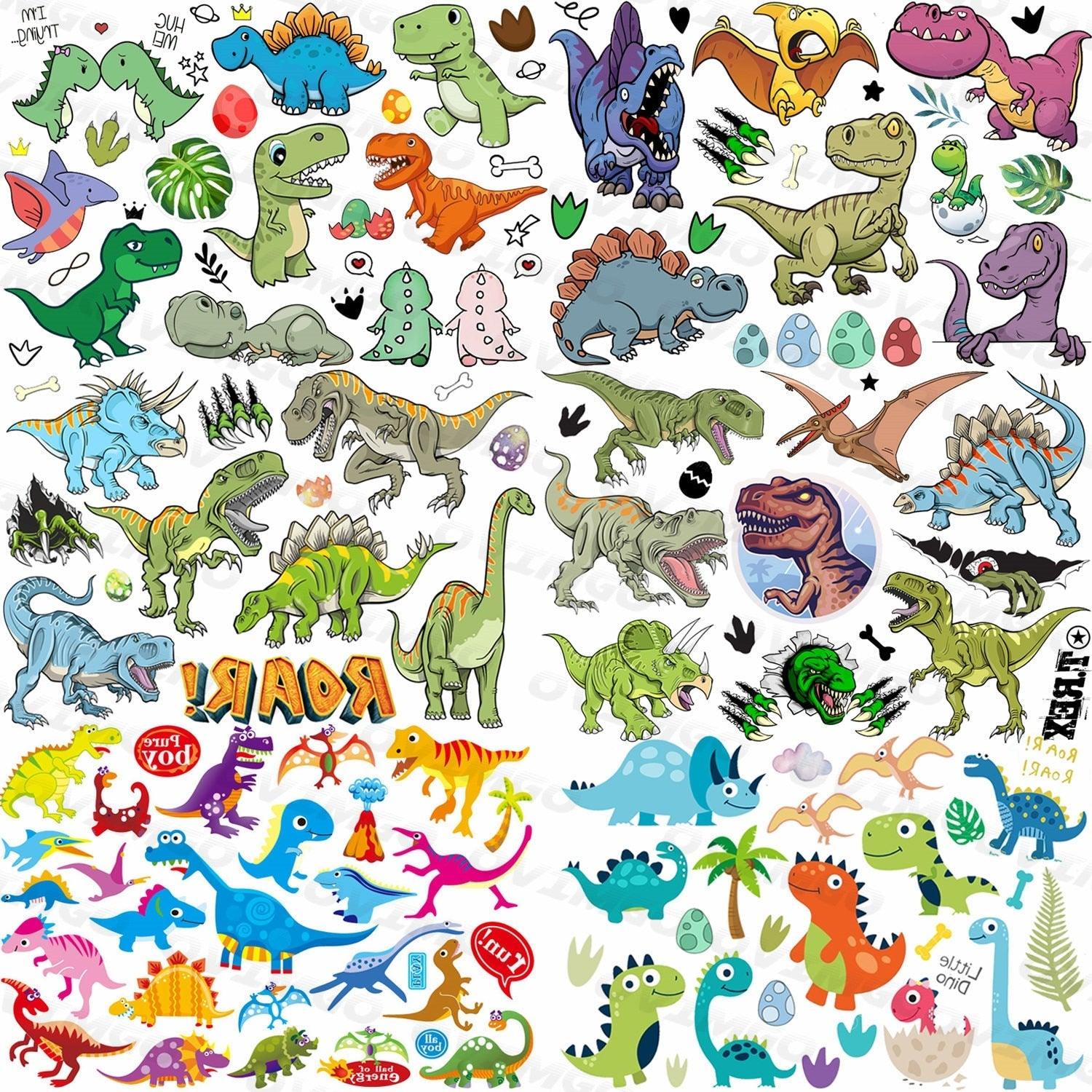 Small 3D Dinosaur Temporary Sticker Tattoos Colorful Tiny Tattoos For Party Children - STEVVEX Beauty - 103, 3D Tattoo, Animal Tattoo, Arm Tattoo, Beauty, Body Tattoo, Boys Tattoo, Carnival Tattoo, Cats Tattoo, Children Tattoo, Colorful Tattoo, Dinosaur Tattoo, Face Tattoo, Fashion Tattoo, Girls Tattoo, Leg Tattoo, Luxury Tattoo, Modern Tatoos, Multi-Colored Tattoo, Realistic Tattoo, Small Tattoo, Stylish Tattoo, Tattoo, Waterproof Tattoo, Women Tattoo - Stevvex.com