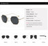 Small Frame Sunglasses For Women Small Square Polarized Sunglasses for Men and Women Polygon Mirrored Retro Shape Metal Design Sun Glasses for Men New Fashionable Ocean Lens