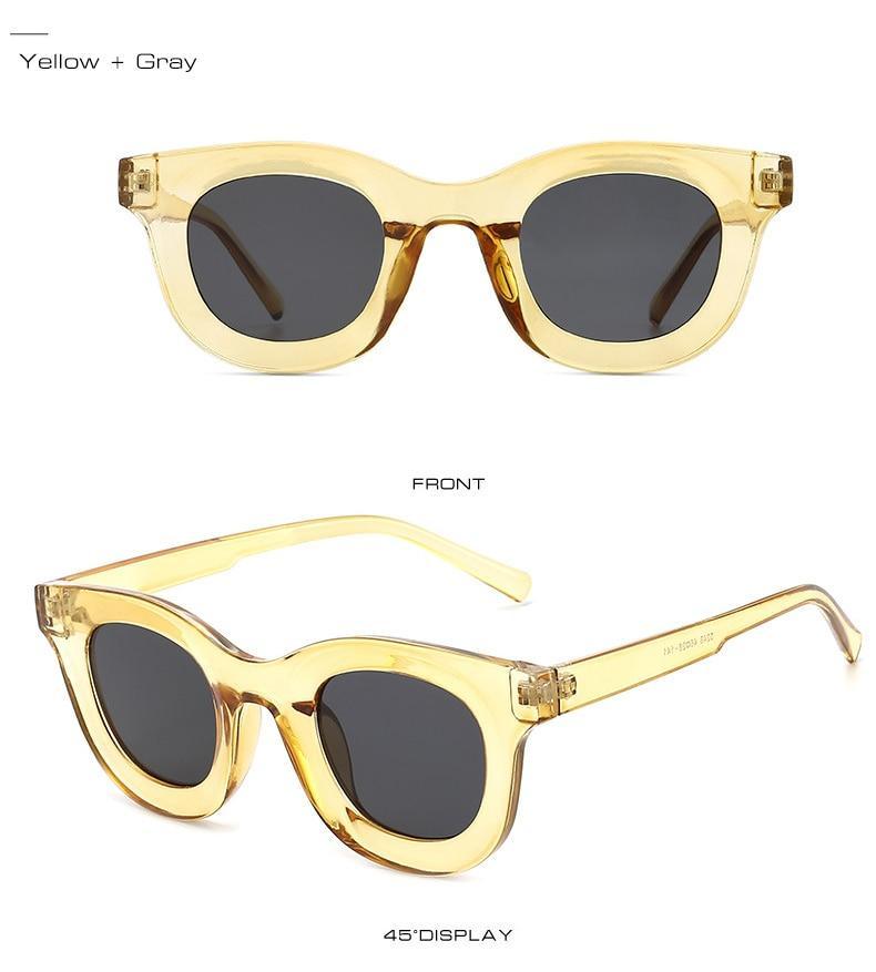Small Round Women Fashion Sunglasses Popular Style Fashionable Round Shaped Sunglasses Colorful Women Sunglasses Eyewear Summer Shades