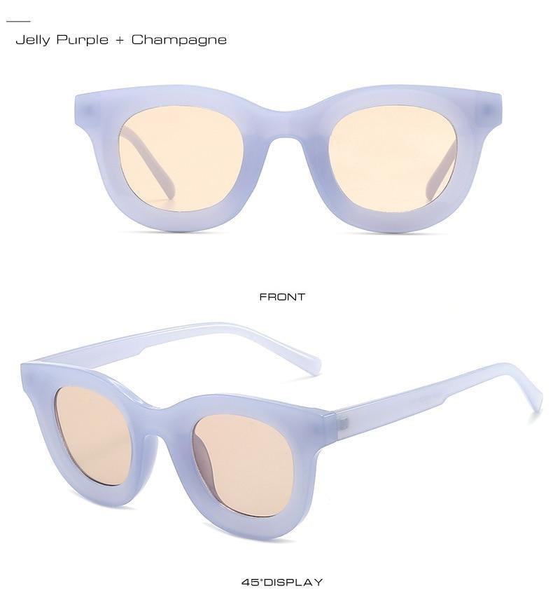 Small Round Women Fashion Sunglasses Popular Style Fashionable Round Shaped Sunglasses Colorful Women Sunglasses Eyewear Summer Shades