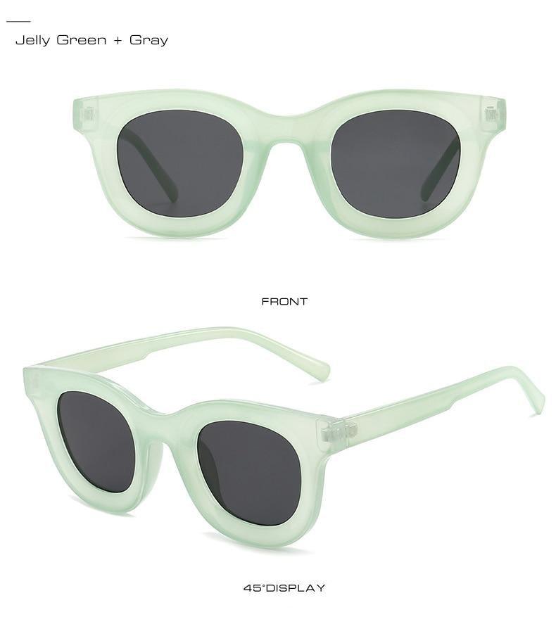 Small Round Women Fashion Sunglasses Popular Style Fashionable Round Shaped Sunglasses Colorful Women Sunglasses Eyewear Summer Shades