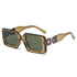 Small Size Rectangle Shape Sunglasses For Women & Men New Retro Style Square Branded Design New Fashionable  Hip Hop Sun Glasses For Female