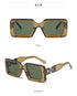 Small Size Rectangle Shape Sunglasses For Women & Men New Retro Style Square Branded Design New Fashionable  Hip Hop Sun Glasses For Female