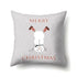 Snowman Christmas Cushion Cover Polyester Decorative Christmas Pillow Cover Merry Christmas Throw Cushion Covers Tree Reindeer Star Pillow Case For Party Throw Pillow New Year Xmas Decor Sofa Living Room Home Decoration