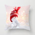 Snowman Christmas Cushion Cover Polyester Decorative Christmas Pillow Cover Merry Christmas Throw Cushion Covers Tree Reindeer Star Pillow Case For Party Throw Pillow New Year Xmas Decor Sofa Living Room Home Decoration