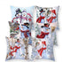 Snowman Christmas Cushion Cover Polyester Decorative Christmas Pillow Cover Merry Christmas Throw Cushion Covers Tree Reindeer Star Pillow Case For Party Throw Pillow New Year Xmas Decor Sofa Living Room Home Decoration