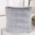 Soft Fur Plush Shaggy Fluffy Pillow Cover Decorative Cushion Covers For Home Living Room Sofa Decor Luxury Faux Fur Throw Pillow Cover Decorative Plush Pillow Case Cushion Cover Shell for Sofa Bedroom Car 43x43cm
