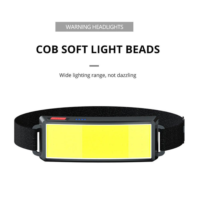 Soft Light Headlamp Flashlight LED Headlamp Adjustable Strap With COB Wick Headlight Beads Wide Range of Lighting Perfect Head Light For Camping Hiking Running Built-in Rechargeable Lithium Battery - STEVVEX Lamp - 200, Adjustable Flashlight, Adjustable Headlamp, Adjustable Headlight, Adjustable Torchlight, Flashlight, Gadget, Headlamp, Headlight, lamp, Soft light flashlight, Soft light Headlamp, Soft light Headlight, Soft light Torchlight, Torchlight - Stevvex.com